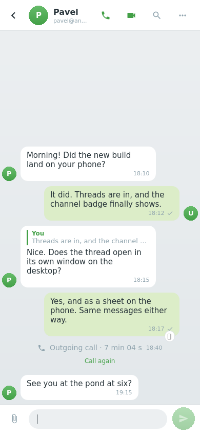 another.im (Qt) on Android: a conversation